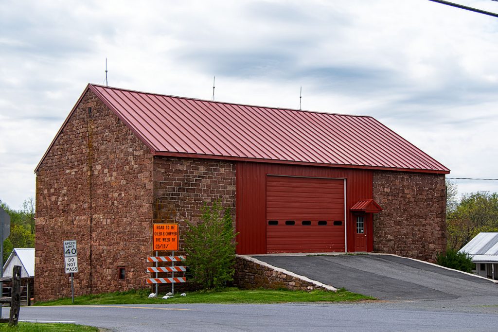 Red Limestone Barn