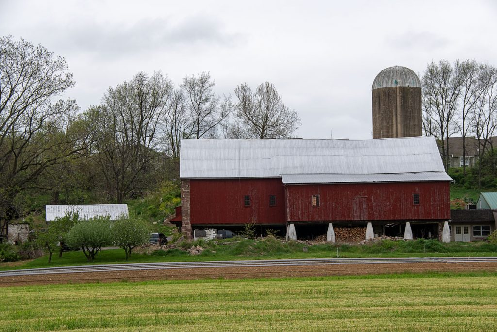 Red Barn on Stilts