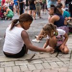 Playing on the Sidewalk