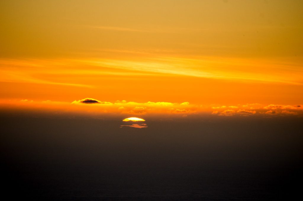 Fireball Sinks into the Sea (Table Mountain)