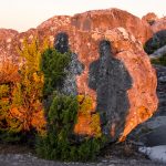 Shadows at Sundown on Table Mountain