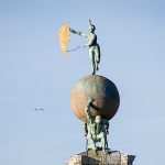 Punta della Dogana di Mare Statue Venice