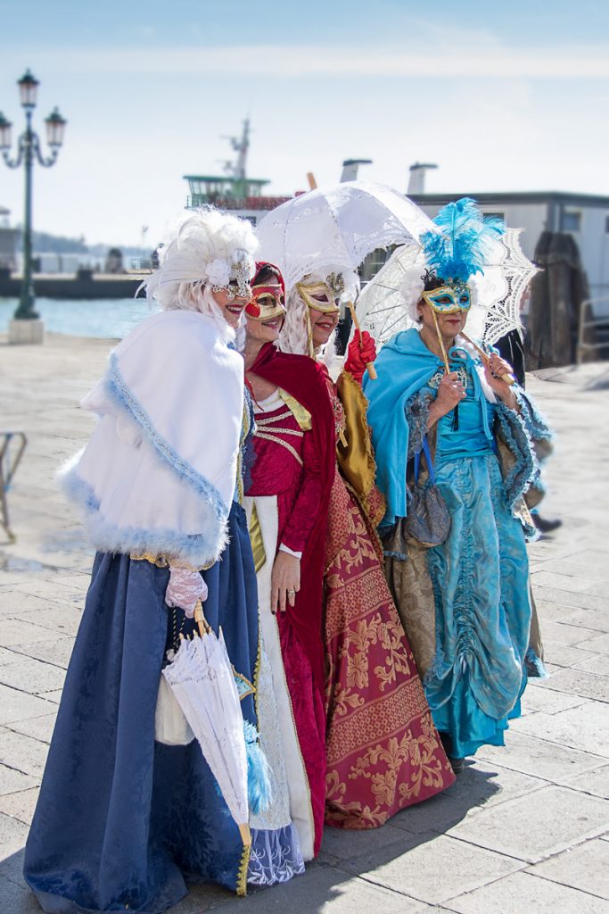 Four Women in a Line