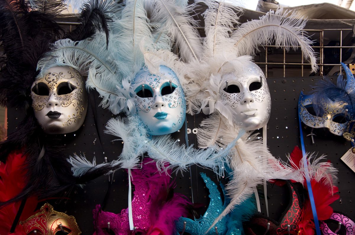 Masks with Feathers