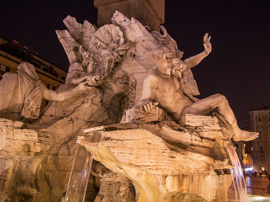 Fountain of Four River Gods at Piazza Navona3