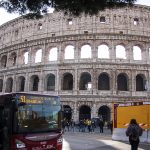 Bus stop at the Colosseum