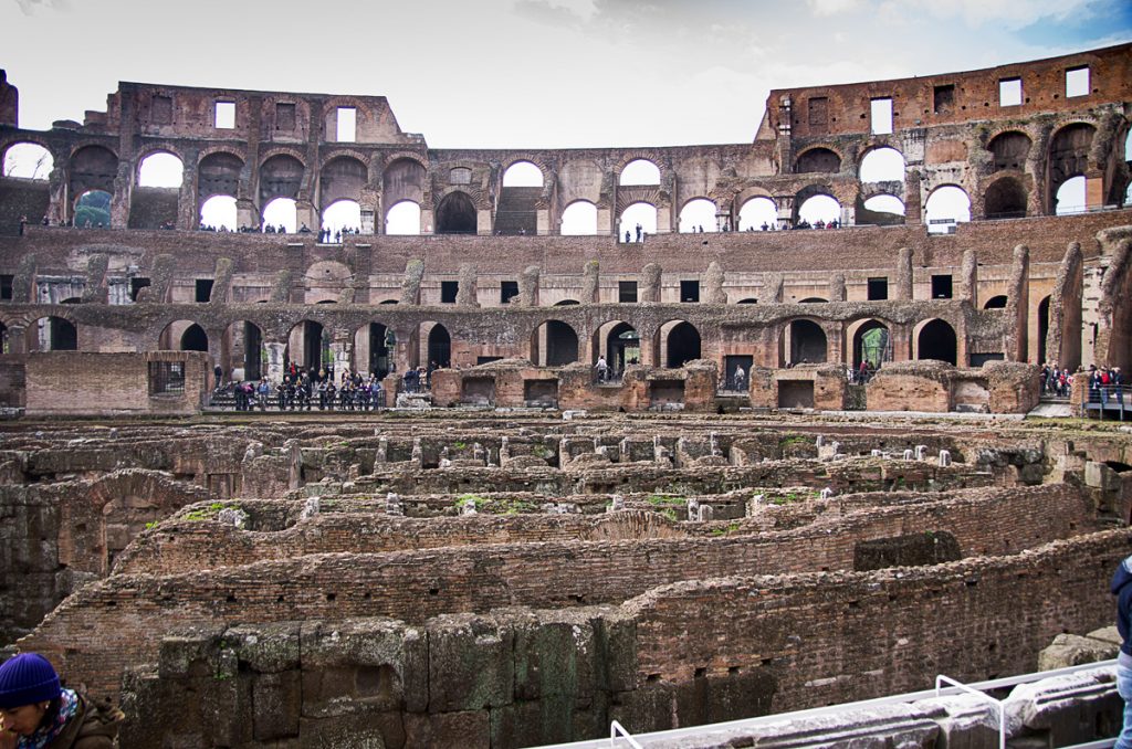 Inside the Colloseum