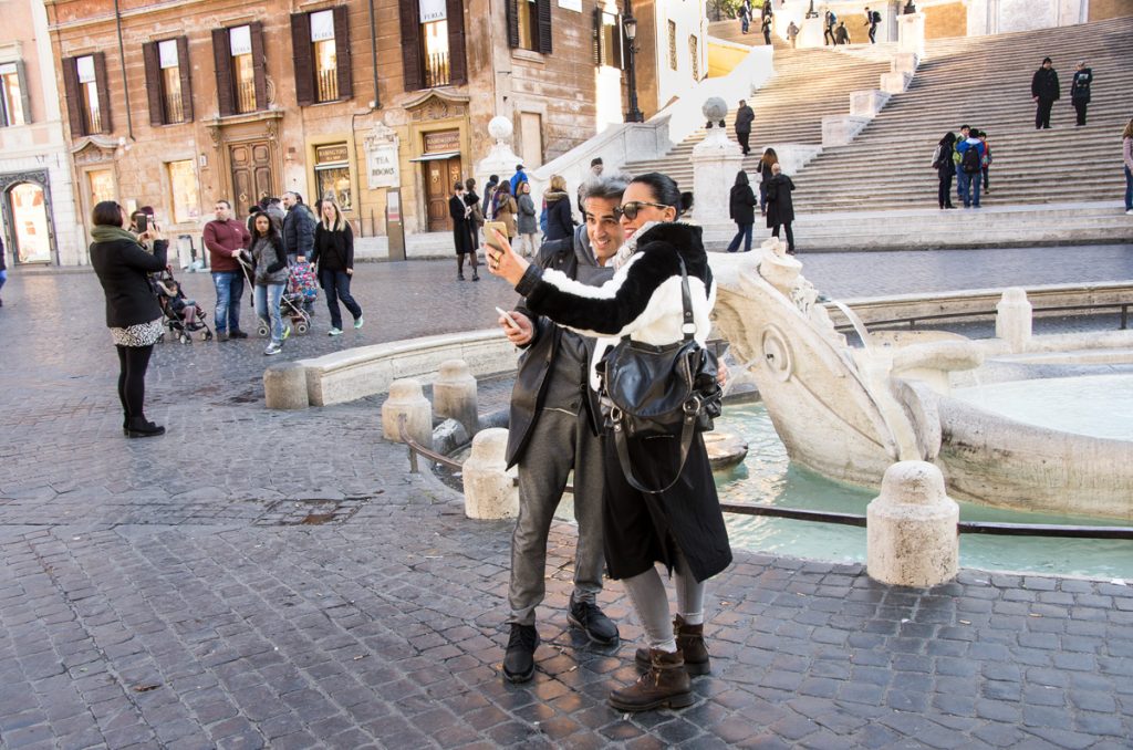 Selfies in the Piazza Di Spagna