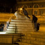 Fountain Climbing at Night