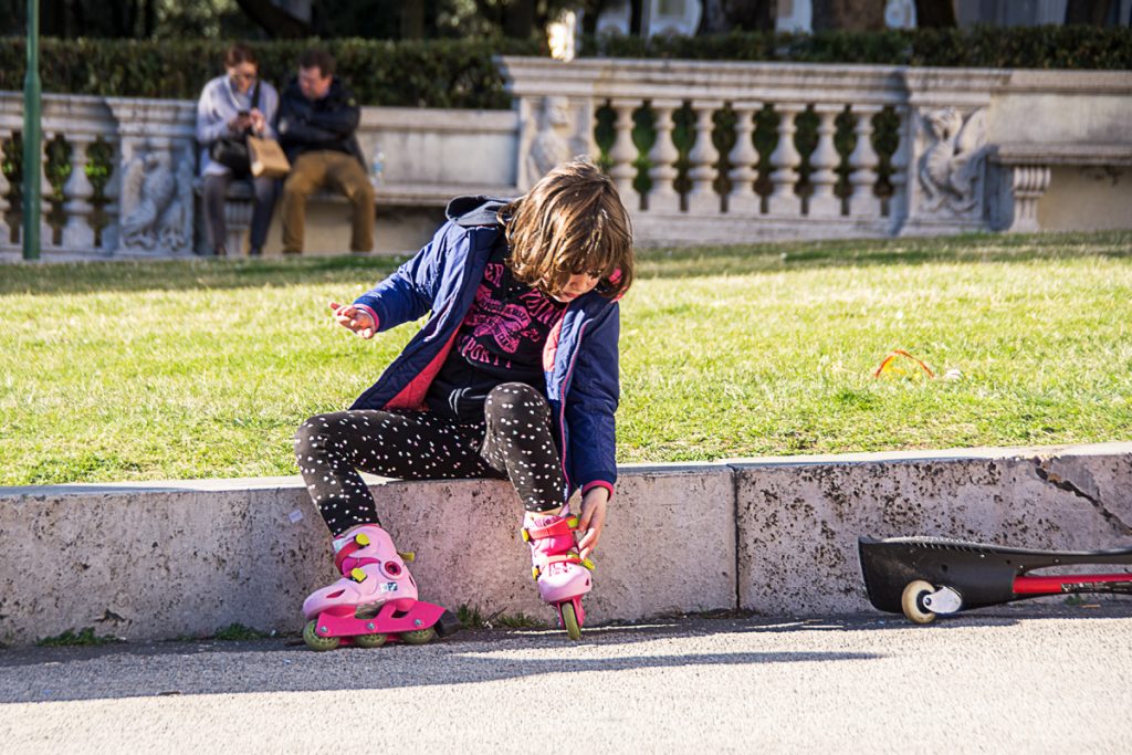 Wearing Pink Skates