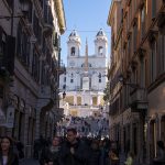 Toward the Spanish Steps