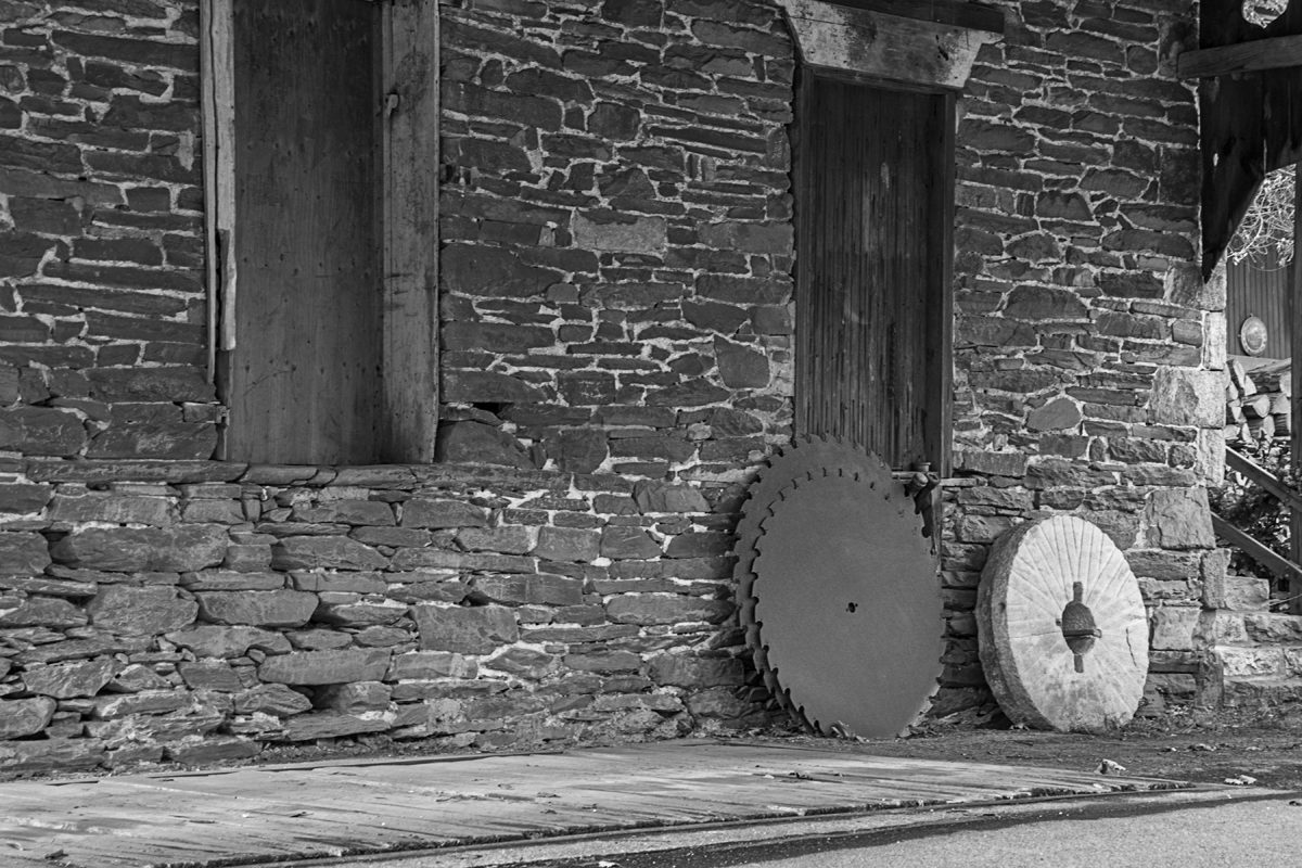 Mill Stone and Blades