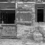 Hay Bales and Dutch Door