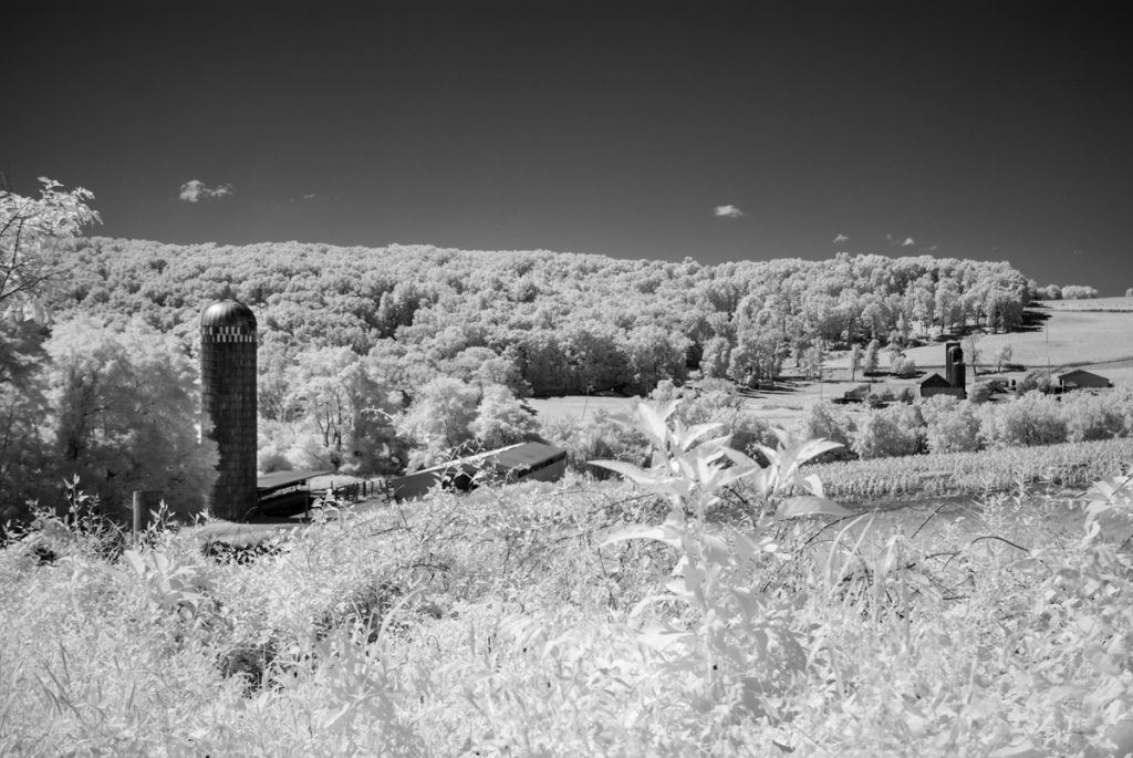 Kutztown, PA, farm in a valley