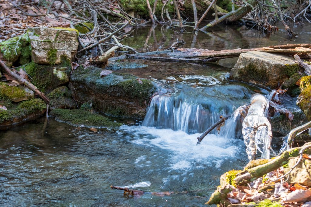 Low Hanging ice