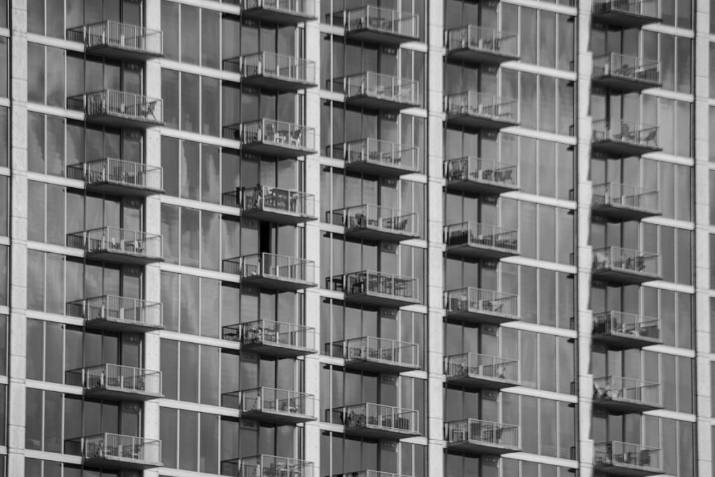 Balconies in Black and White