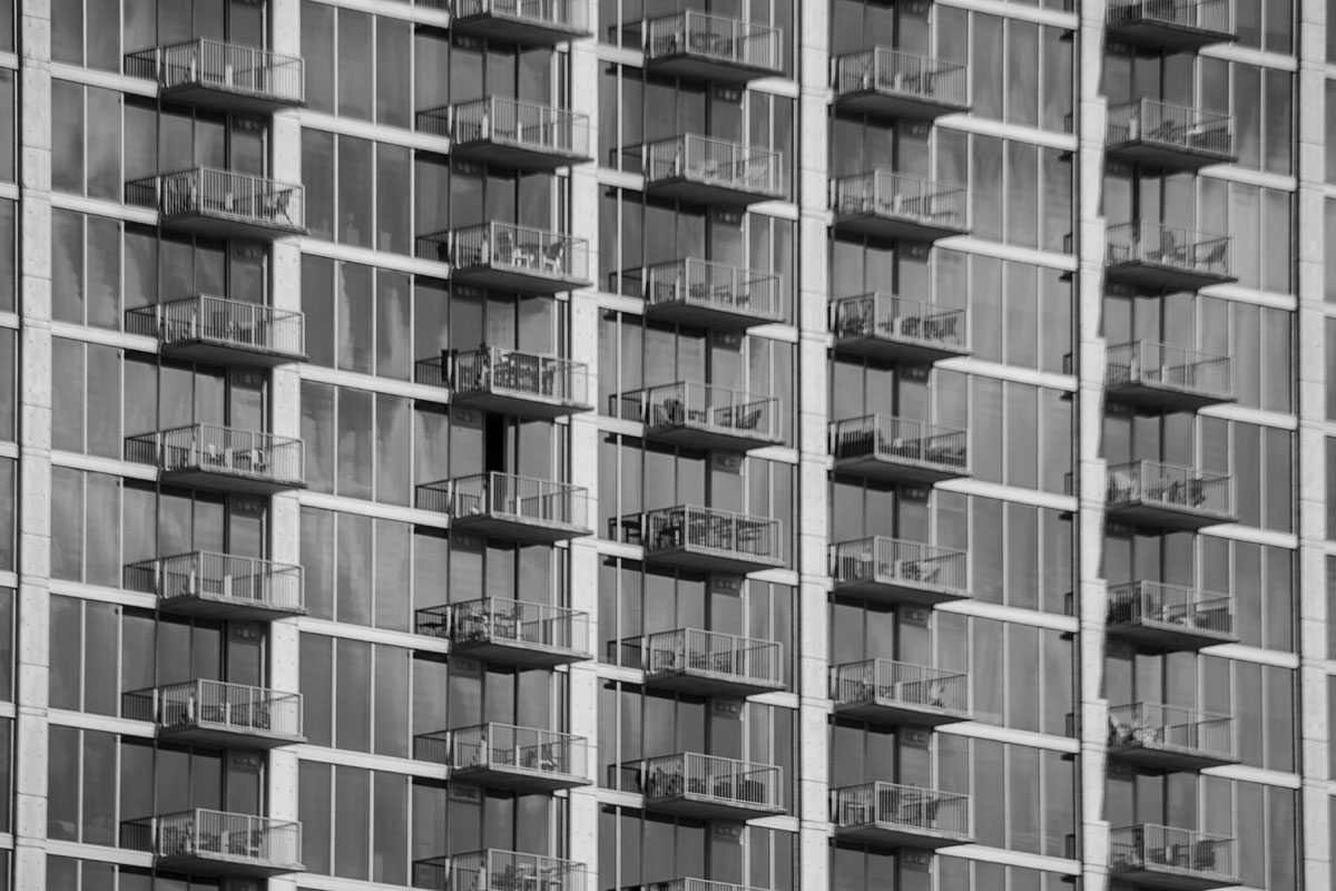 Balconies in Black and White